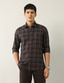 Arrow Sport Tartan Checked Twill Shirt