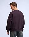 Flying Machine Solid Oversized Fit Sweatshirt
