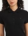 Tommy Hilfiger Cotton Polo Collar T-Shirt Dress