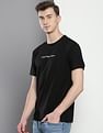 Calvin Klein Brand Print Cotton T-Shirt