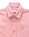 U.S. Polo Assn. Kids Boys Solid Dobby Shirt