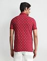 Arrow Sports Geometric Print Regular Polo Shirt