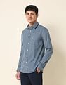 U.S. Polo Assn. Geometric Printed Tailored Fit Shirt