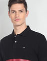 Arrow Sports Horizontal Stripe Cotton Polo Shirt