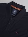 AD by Arvind Horizontal Stripe COOL-IT Real Deal Polo Shirt