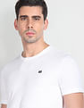 Arrow Sports Crew Neck Solid T-Shirt