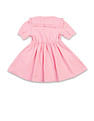U.S. Polo Assn. Kids Girls Cape Collar Solid Mini Dress