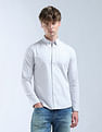 Flying Machine Vertical Striped Oxford Original Shirt