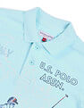 U.S. Polo Assn. Kids Boys Graphic Printed Pure Cotton Polo Shirt