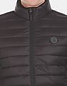 U.S. Polo Assn. Stand Collar Quilted Jacket With Pouch
