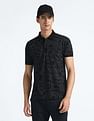 Flying Machine All Over Print Cotton Polo Shirt