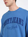 Tommy Hilfiger Blue Men's Sweatshirt for Casual Comfort