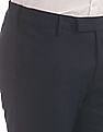 USPA Tailored Slim Fit Adjustable Waist Trousers