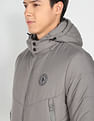 U.S. Polo Assn. Denim Co. Detachable Hood Heathered Heat Tech Jacket