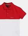 Tommy Hilfiger Kids Boys Logo Regular-Fit Cotton Polo T-Shirt