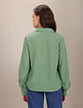 U.S. Polo Assn. Women Long Sleeve Solid Top