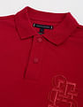 Tommy Hilfiger Twill Monogram Polo Shirt