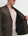 Arrow Zero Calorie Slim Fit Knitted Suede Blazer