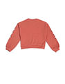U.S. Polo Assn. Kids Girls Appliqued Regular Fit Sweatshirt
