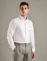 Tommy Hilfiger Solid Slim-Fit Cotton Woven Shirt