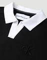 Calvin Klein Open Collar Polo Sweatshirt
