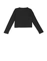 Calvin Klein Jeans Girls Black Crew Neck Logo T-Shirt