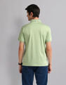 AD by Arvind Slim Fit Mercerised Polo Shirt