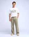 Flying Machine Mid Rise Cobain Loose Fit Trousers