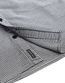 Calvin Klein Men White And Black Shrunken Badge Gingham Check Casual Shirt