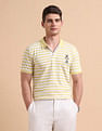U.S. Polo Assn. Horizontal Striped Pure Cotton Polo Shirt