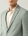 Arrow Tailored Fit Solid Two Piece Suit