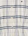 Tommy Hilfiger Kids Girls Checks Regular-Fit Cotton Dress