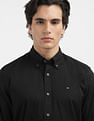 Tommy Hilfiger Oxford Regular Fit Solid Stretch Shirt