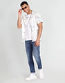 Flying Machine Short Sleeve Abstract Print Shirt