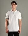 Tommy Hilfiger Solid Regular-Fit Cotton Polo T-Shirt