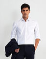 Arrow Geometric Printed Manhattan Slim Fit Shirt