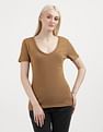 Tommy Hilfiger Solid V-Neck T-Shirt