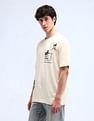 Flying Machine Young Graphic Oversized T-Shirt