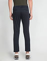 Arrow Sports Pinstriped Mid Rise Trousers