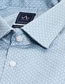 Arrow Geometric Print Satin Shirt