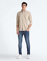 Flying Machine Spread Collar Slim Fit Shirt