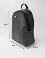 Tommy Hilfiger Logo Black Pvc Backpack