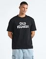 Flying Machine Oversized Typographic Print T-Shirt