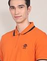 U.S. Polo Assn. Logo Embroidered Tipped Collar Polo Shirt