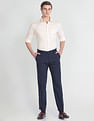 Arrow Cutaway Collar Self Design Shirt