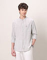 U.S. Polo Assn. Denim Co. Pure Cotton Poplin Mandarin Shirt