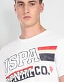 U.S. Polo Assn. Denim Co. Crew Neck Brand Print Cotton T-Shirt