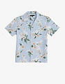 Tommy Hilfiger Kids Boys Printed Regular Fit Cotton Shirt