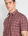 Arrow Sports Checkered Half Sleeve Casual Shirt