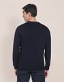 U.S. Polo Assn. Crew Neck Brand Flag Knitted Sweater